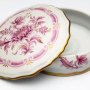 VALERIE4 A/012 ANEMONEШкатулка диам 11 , лиможский фарфор