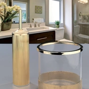 Ершик Cre Art Bath England, диам 8 H.36 , латунь, покрытие золото 24к