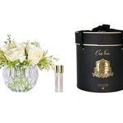Round Summer Roses ChampagneДиффузор букет роз, шампань, круглая рифленая ваза, спрей 10 мл*2шт