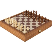 Chess/Backgammon/Ludo/Snakes Шахматы/нарды/лудо/змеи , футляр из орехового дерева