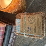 CONES D'INCENSE Конусы ароматические для зажигания набор 6 шт, лаванда, роза, розмарин, латунная под