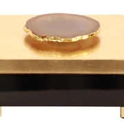 BOX BLACKШкатулка, черный лак, золотая фольга, оникс H: 11 cm | W: 20 cm | D: 20 cm