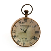 Часы Eye of Time AUTHENTIC MODELS, диам 7,5 Н 11,5 см, латунь, отделка бронза