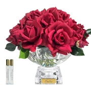 French rose centrepiece red goldДиффузор-букет роз, белый, 2 спрея по 10 мл, золотой декор 33х33хН