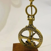 Миниатюрная морская астролябия Hemisferium Miniature Nautical Astrolabe Н 13 см диам 4,5 см толщина