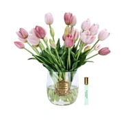 Букет тюльпанов Cote Noire Heritage tulips Mixed pink, розовый, 1 спрей по 10 мл, 38 x 38 x 38