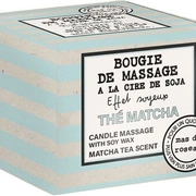 THE MATCHA Свеча массажная 3 в 1, соевый воск, аромат чай матча, 100 гр