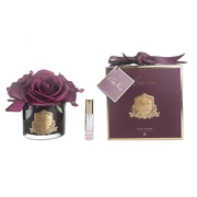 FIVE ROSE Carmine red burgundy boxБукет из 5 роз ароматизированный, цвет красный, черная ваз