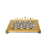 CLASSIC METAL CHESSШахматы классические, 28х28 см, золото с серебром, 28х28 см, металл