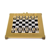 CLASSIC METAL CHESSШахматы классические, 28х28 см, золото с серебром, 28х28 см, металл