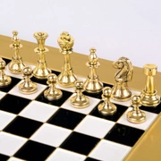 CLASSIC METAL CHESSШахматы классические, 28х28 см, золото с серебром, 28х28 см, металл