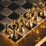 CLASSIC METAL CHESSШахматы классические, 28х28 см, золото с серебром, 28х28 см, металл