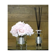 GRAND BOUQUET french pink navy boxБольшой букет роз, розовый 2 спрея по 10 мл, белый, ВхШхД 32х26