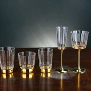 MACASSAR TEA PAIRЧайная пара 6 шт, хрусталь, золото 24К , H.21