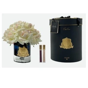GRAND BOUQUET black glass blush Большой букет роз, 2 спрея по 10 мл, черная ваза, бледно-ро