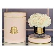 GRAND BOUQUET black glass blush Большой букет роз, 2 спрея по 10 мл, черная ваза, бледно-ро