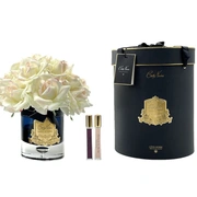 GRAND BOUQUET black glass blush Большой букет роз, 2 спрея по 10 мл, черная ваза, бледно-ро