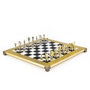CLASSIC METAL CHESSШахматы классические, 36х36 см, золото с серебром, металл