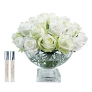 CENTERPIECE ROSE BUDS Букет из бутонов роз, зеленый и белый, 2 спрея по 10 мл