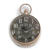 Часы Eye of Time AUTHENTIC MODELS, диам 10 Н 11,5 см, латунь, отделка серебро