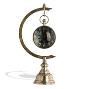 Часы Eye of Time AUTHENTIC MODELS, диам 10 Н 11,5 см, латунь, отделка серебро