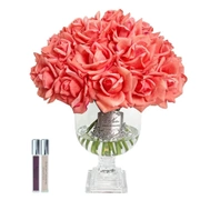 VERSAILLES ROSE BOUQUET Букет роз, коралловый, 2 спрея по 10 мл , золотой декор