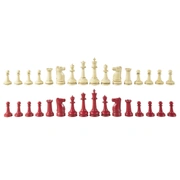 Набор шахматных фигур AUTHENTIC MODELS Master Staunton, красный и слоновая кость, 12х4,5х4,5 см