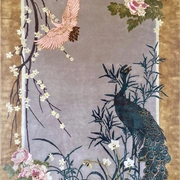 Chinese Garden of VirtueКовер 274х183 ручной тафтинг, шерсть +тенсель, высота ворса 13 мм