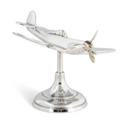 Самолет AUTHENTIC MODELS Spitfire 19х20 Н14,5 см , авиационный алюминий, полированный