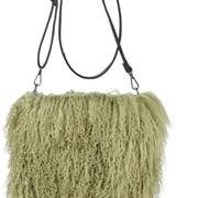 JASMIN BAG Port royal Сумка-муфта сиреневый 19/26, козий мех 30/40