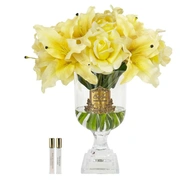 VERSAILLES Lillies & Roses Yellow Диффузор-букет лилии и розы, желтый, 2 спрея п
