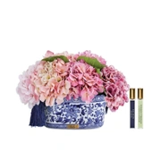 Букет гортензий Cote Noire Chinoiserie hydrangeas Mixed pink, розовый, 2 спрея по 10 мл