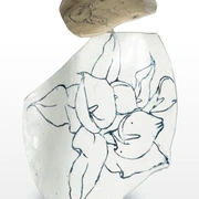 DRAPEEФигура женщины, керамика, японская техника Raku, 30 см