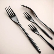 VINCI BLACK 94 столовые приборы, сталь 18/10, черный, 24 шт. (6 ложек + 6 вилок + 6 нож