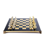CLASSIC METAL CHESSШахматы классические, 44х44 см,золото с серебром, синий, металл