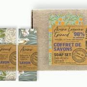 COFFRET 2 Мыло твердое, набор 3 шт*100 гр Avoine + Luzerne + Epinard