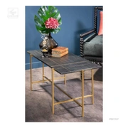 Coffee tableЖурнальный столик 93х42 Н40 см, металл, мрамор