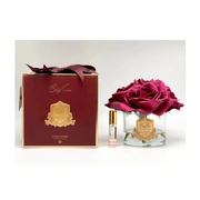 FIVE ROSE Carmine red Букет из 5 роз ароматизированный, цвет красный, прозрачная ваза, 1 спрей 15