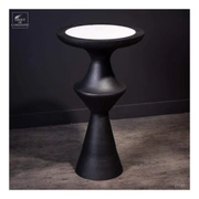 Side table (S)Столик диам 37,5 Н 65 см металл, мрамор