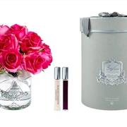 GRAND ROSE BUDS BOUQUETБольшой букет из бутонов роз, 2 спрея по 10 мл, ярко-розовый, серебряный дек