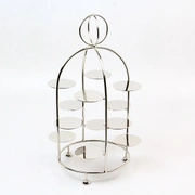 CAKE STANDПодставка для пирожных, никель, D24,5x42,5h