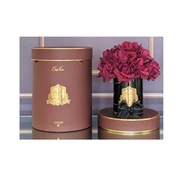 GRAND BOUQUET black glass carmine redБольшой букет роз, 2 спрея по 10 мл, черная ваза, крас