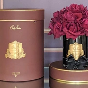 GRAND BOUQUET black glass carmine redБольшой букет роз, 2 спрея по 10 мл, черная ваза, крас