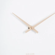 Часы настенные Karlsson ANCHO, темное дерево, 32,6х32,6х8 см, бесшумный механизм, батарейка 1x AA (н