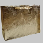 BAG CROCOСумка-пакет золото 25x20x8 см
