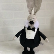 Заяц А-ЛЯ Шаляпин (42*26)Авторская игрушка для интерьера