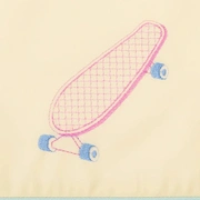 Комплект постельного белья SKATEGIRLS, перкаль, банановый/мятный