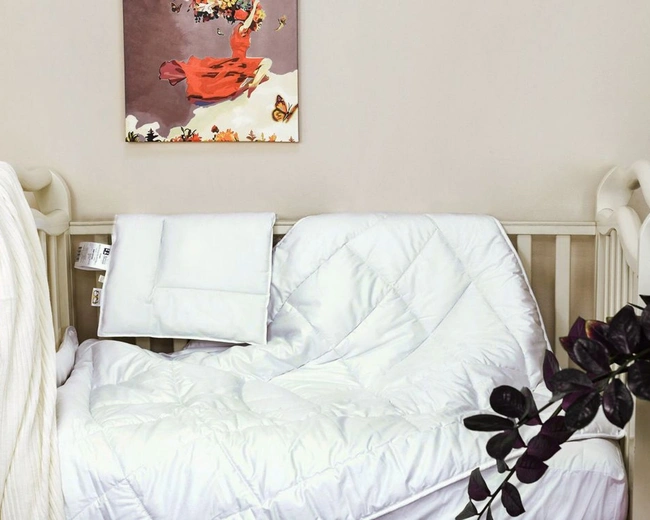 Набор BABY COTTON GRASS всесезонное одеяло 100x135 / подушка 40x60