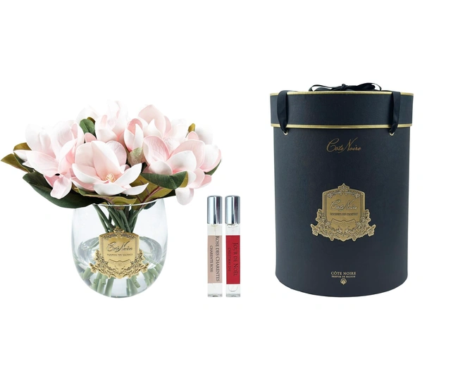 PINK MAGNOLIAS Букет магнолий, розовый, золотой декор, 2 спрея по 10 мл PINK MAGNOLIAS Букет магнолий, розовый, золотой декор, 2 спрея по 10 мл