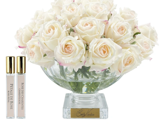 CENTERPIECE ROSE BUDS blush gold Букет из бутонов роз, светло-розовый, золотой декор, 2 спрея по 1 CENTERPIECE ROSE BUDS blush gold Букет из бутонов роз, светло-розовый, золотой декор, 2 спрея по 1